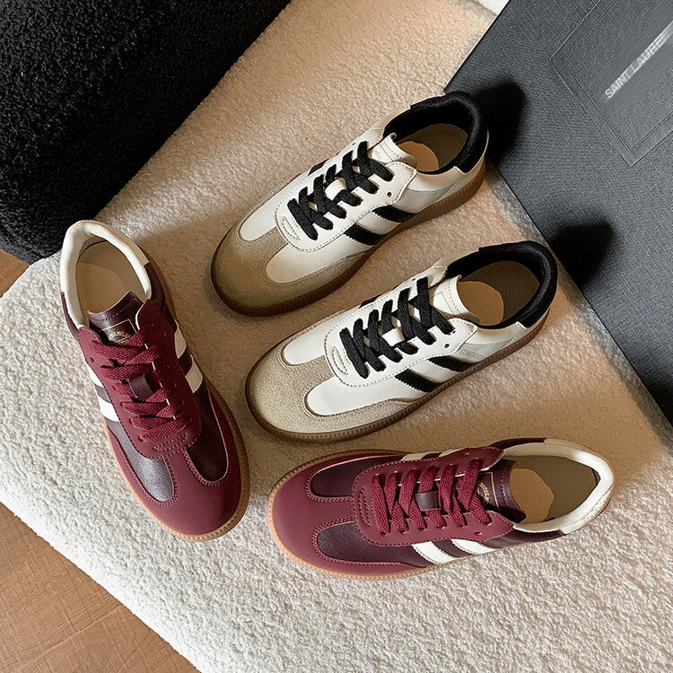 Nora Burgundy Sneakers