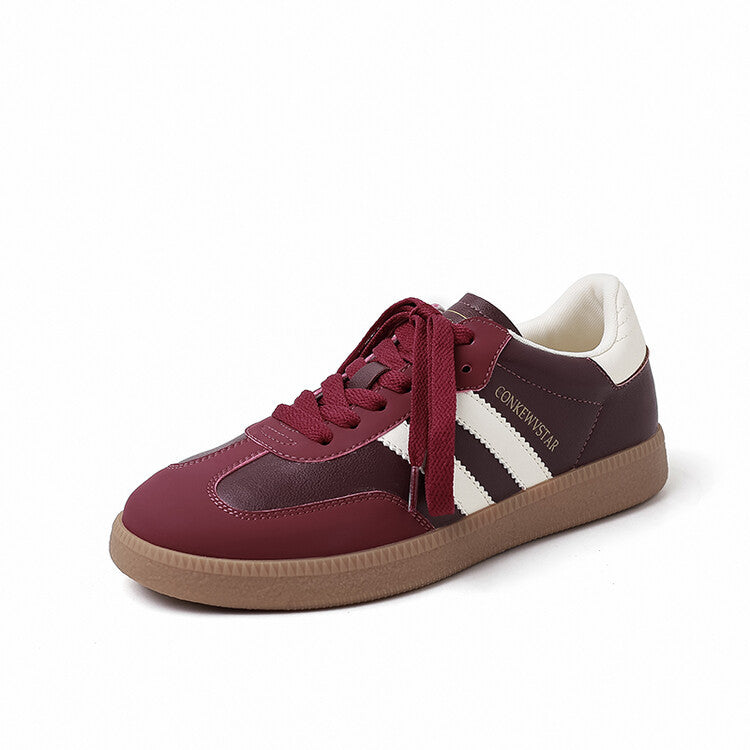 Nora Burgundy Sneakers
